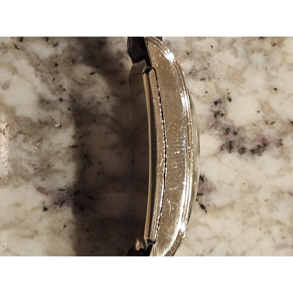 Vintage‎ Tavannes Art Deco Watch Shock Gold Tone Clamshell Case Needs Service - Picture 5 of 15